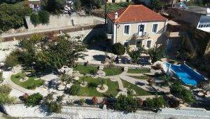 picture villa petra bird view