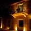 picture villa petra entrance by night